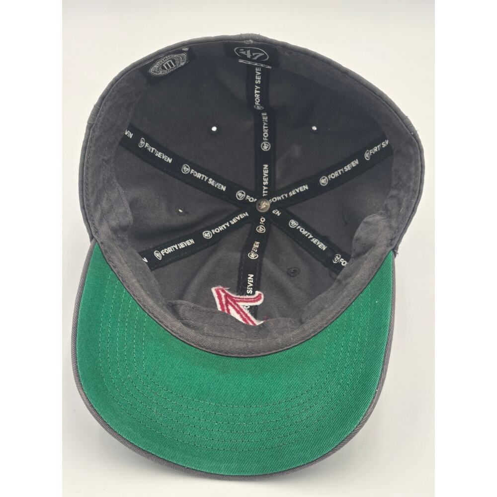 ’47 Alabama Crimson Tide Clean Up Charcoal Hat Medium - Picture 6 of 7